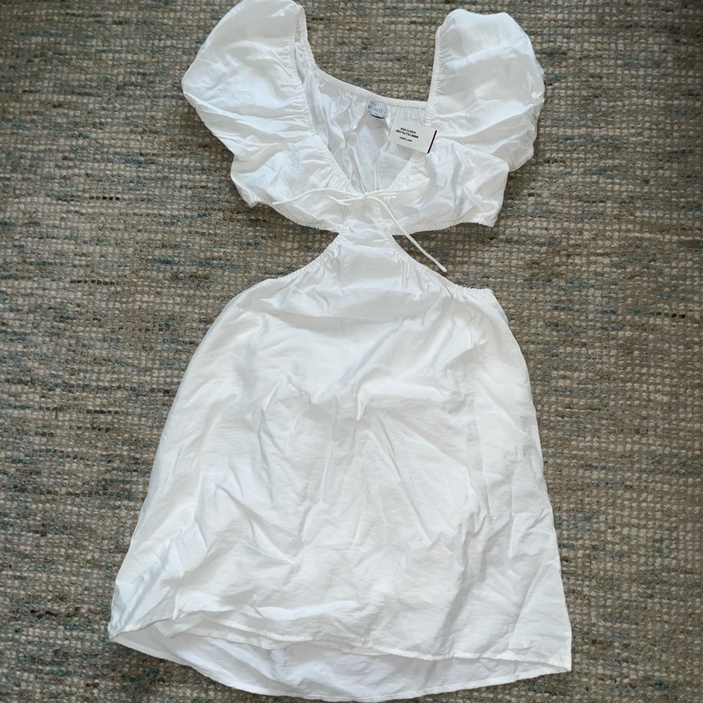 Tilly’s Melrose white cutout dress M